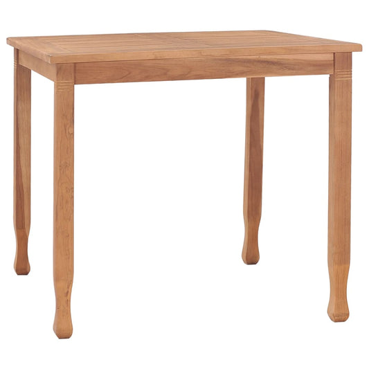 Tavolo da Pranzo da Giardino 85x85x75 cm in Massello di Teak - homemem39