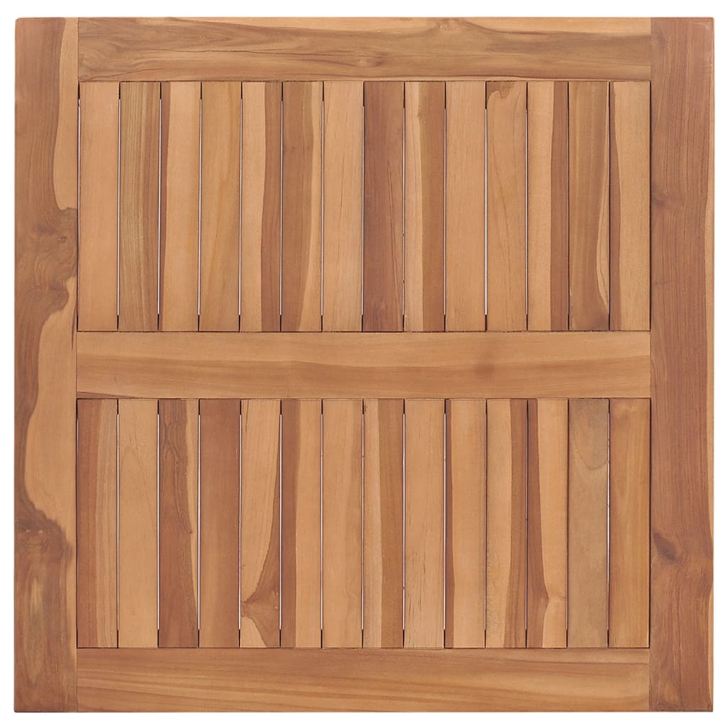 Tavolo da Pranzo da Giardino 85x85x75 cm in Massello di Teak - homemem39