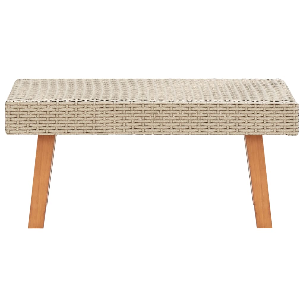 Set Divani da Giardino 5 pz con Cuscini in Polyrattan Beige - homemem39