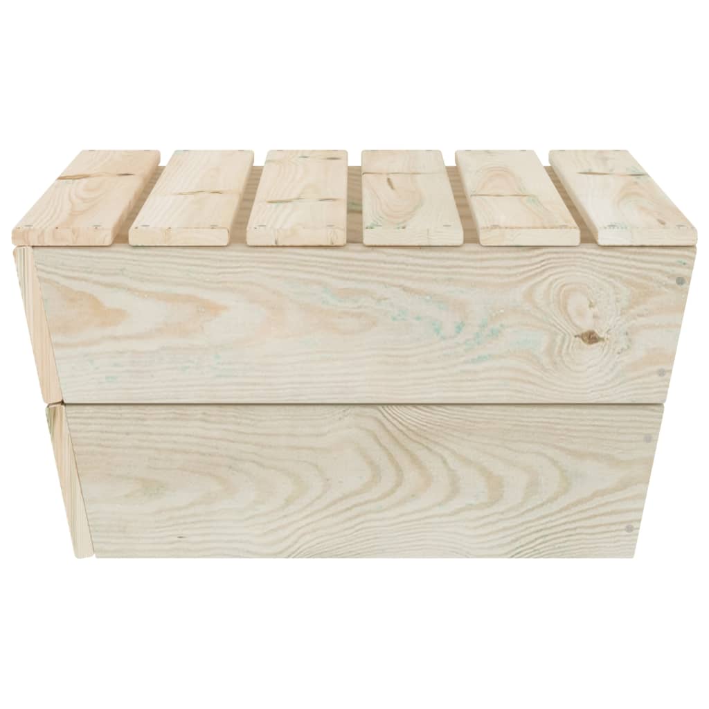 Tavoli da Giardino 2 pz 60x60x30cm in Legno di Abete Impregnato - homemem39