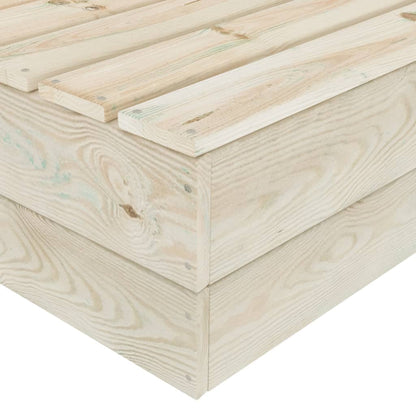 Tavoli da Giardino 2 pz 60x60x30cm in Legno di Abete Impregnato - homemem39