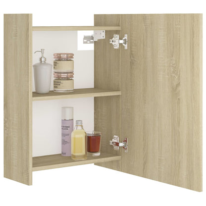 Mobile Bagno con Specchio Rovere Sonoma 62,5x20,5x64Multistrato - homemem39