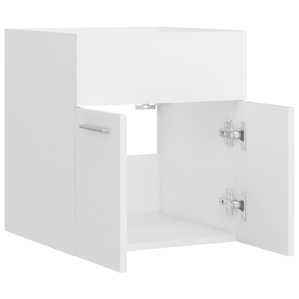 Mobile Sottolavabo Bianco 41x38,5x46 cm in Multistrato - homemem39