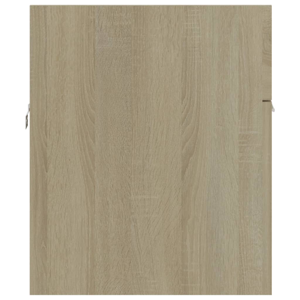 Mobile Sottolavabo Rovere Sonoma 90x38,5x46 cm in Truciolato - homemem39