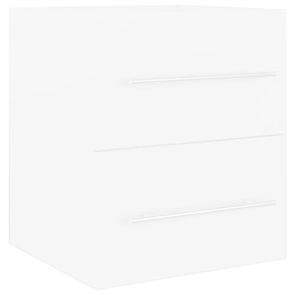 Mobile Lavabo Bianco 41x38,5x48 cm in Legno Multistrato - homemem39