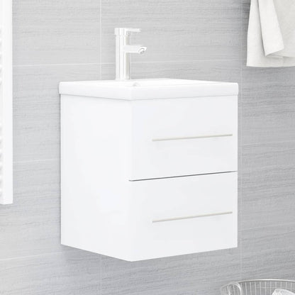 Mobile Lavabo Bianco 41x38,5x48 cm in Legno Multistrato - homemem39