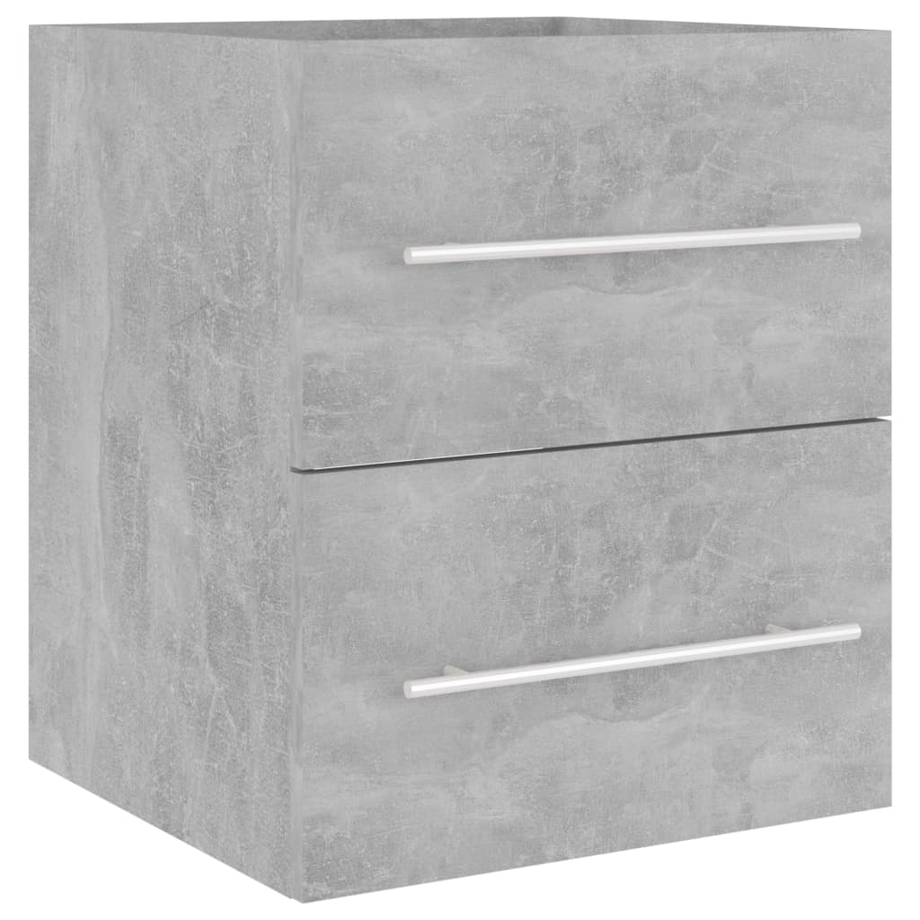 Mobile Sottolavabo Grigio Cemento 41x38,5x48 cm in Truciolato - homemem39