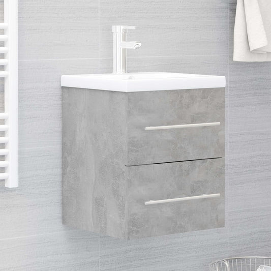 Mobile Sottolavabo Grigio Cemento 41x38,5x48 cm in Truciolato - homemem39