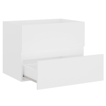 Mobile Sottolavabo Bianco 60x38,5x45 cm in Truciolato - homemem39