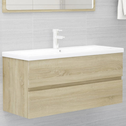 Mobile Sottolavabo Rovere Sonoma 100x38,5x45 cm in Truciolato - homemem39