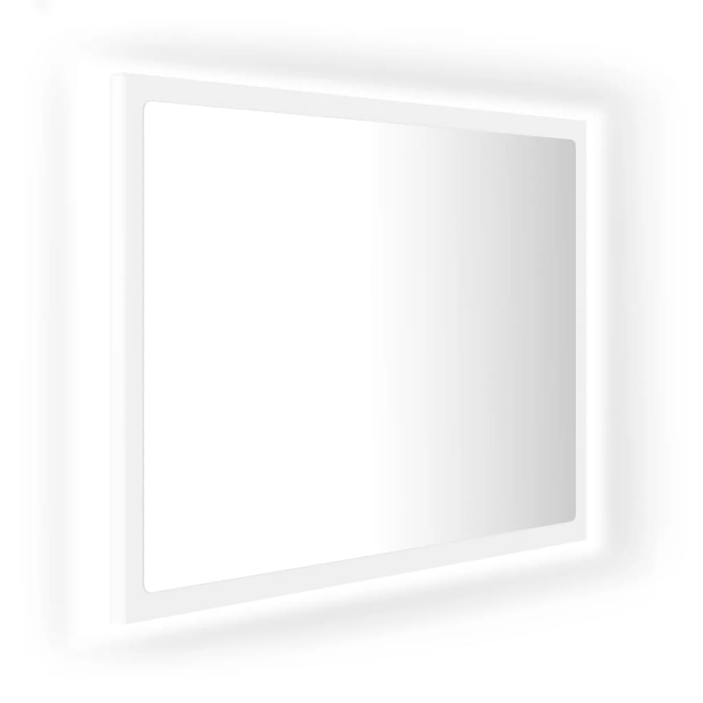 Specchio da Bagno con LED Bianco 60x8,5x37 cm in Acrilico - homemem39