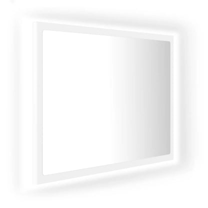 Specchio da Bagno con LED Bianco 60x8,5x37 cm in Acrilico - homemem39