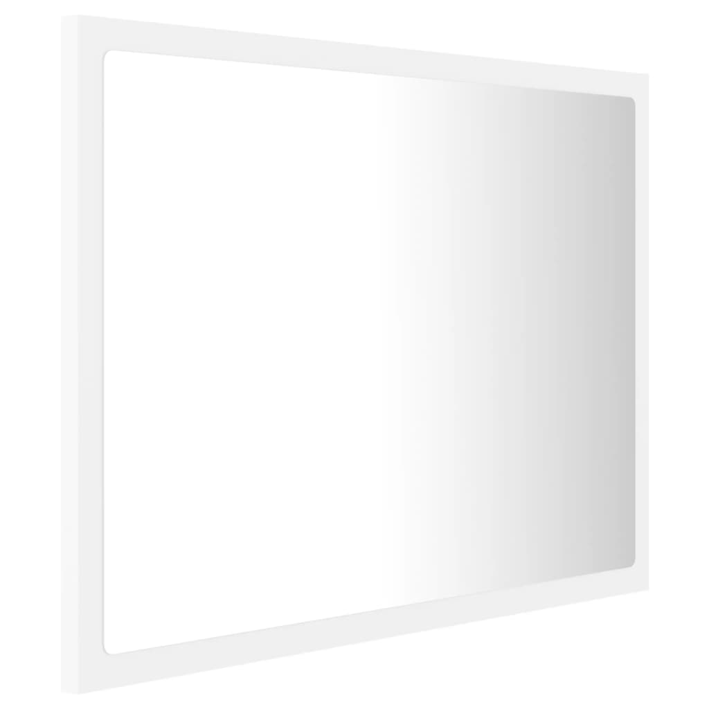 Specchio da Bagno con LED Bianco 60x8,5x37 cm in Acrilico - homemem39