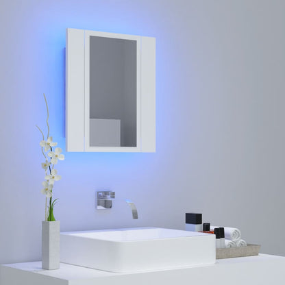 Specchio da Bagno con LED Bianco 40x12x45 cm in Acrilico - homemem39