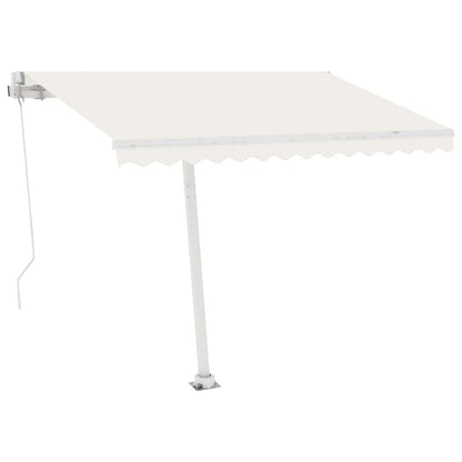 Set Pali per Tenda da Sole Bianco 300x245 cm Ferro - homemem39