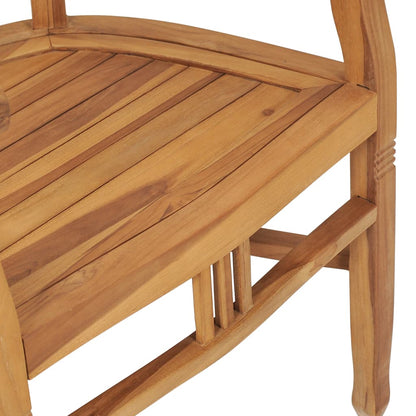 Set da Pranzo da Giardino 3 pz in Legno Massello di Teak - homemem39