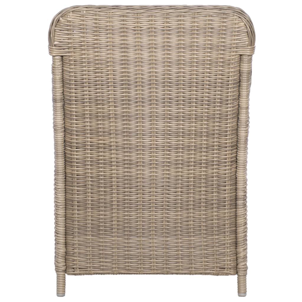 Set da Pranzo da Giardino 11 pz in Polyrattan Marrone - homemem39