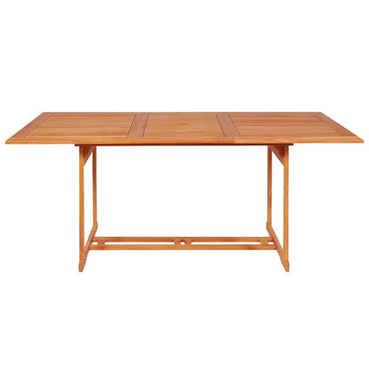 Set da Pranzo da Giardino 7 pz con Cuscini Legno di Teak - homemem39