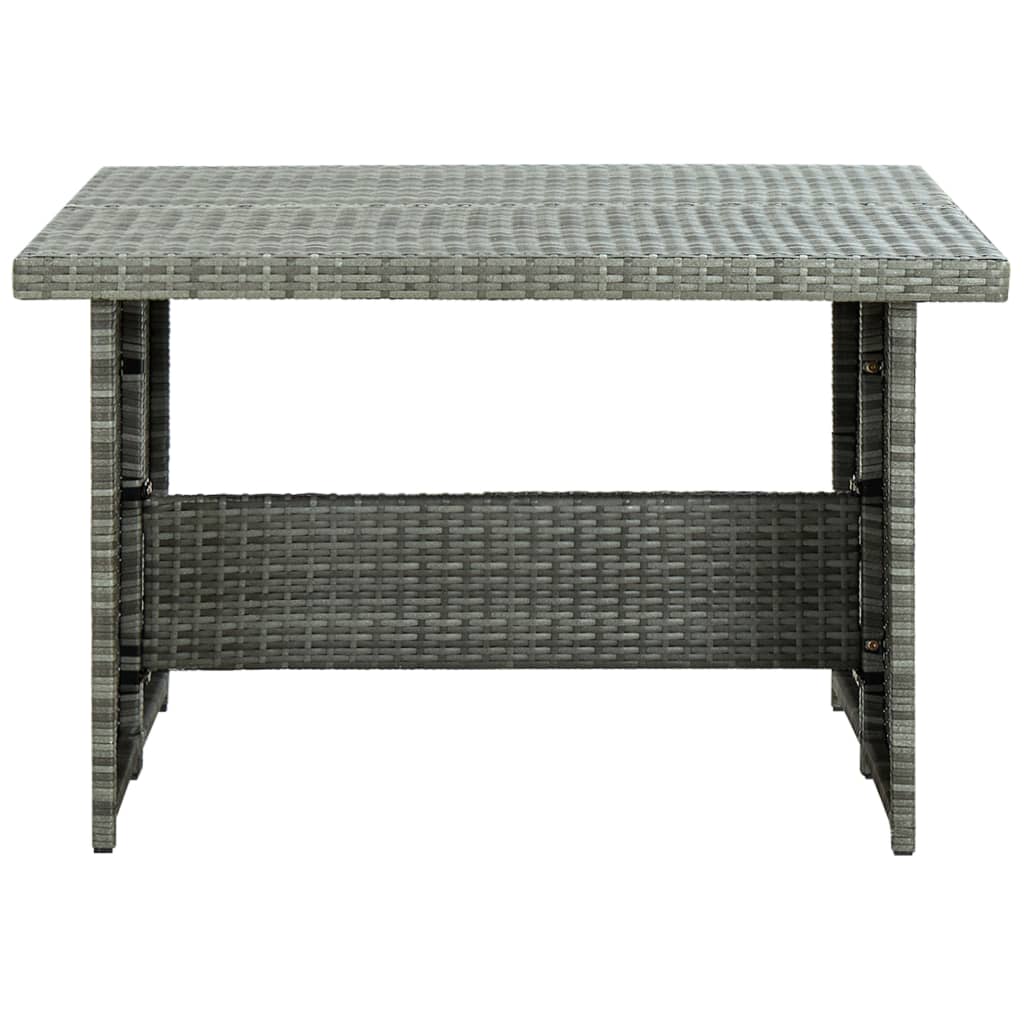 Set Divani da Giardino 6 pz con Cuscini in Polyrattan Grigio - homemem39