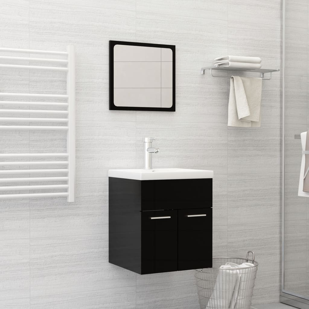 Lavabo da Incasso con Rubinetto 42x39x18 cm in Ceramica Bianco - homemem39