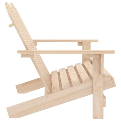 Sedia da Giardino Adirondack 2 Posti in Legno Massello di Abete - homemem39