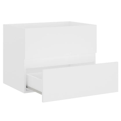 Set Mobili da Bagno 2 pz Bianco in Legno Multistrato - homemem39