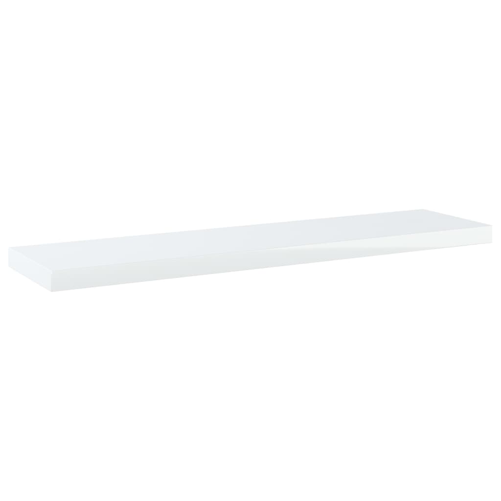 Ripiani per Libreria 4 pz Bianco Lucido 40x10x1,5cm Multistrato - homemem39