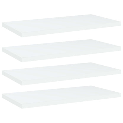 Ripiani per Libreria 4pz Bianchi 40x20x1,5 cm Legno Multistrato - homemem39