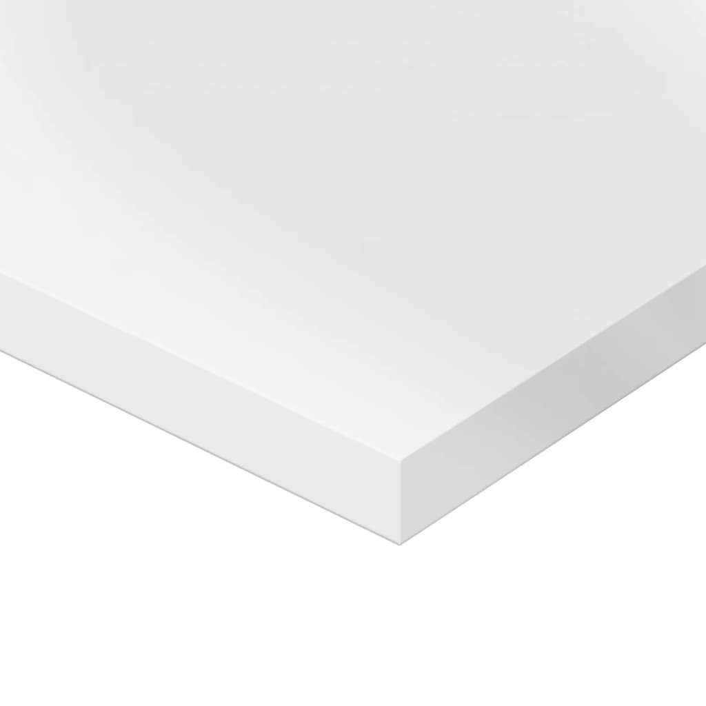 Ripiani per Libreria 4 pz Bianco Lucido 40x20x1,5cm Multistrato - homemem39