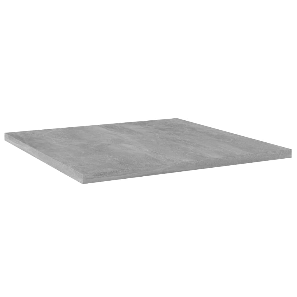 Ripiani Libreria 8 pz Grigio Cemento 40x40x1,5 cm in Truciolato - homemem39