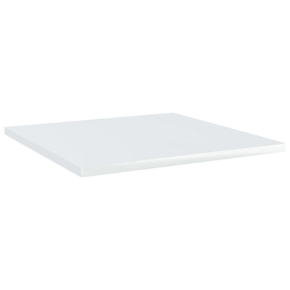 Ripiani per Libreria 4 pz Bianco Lucido 40x40x1,5cm Multistrato - homemem39