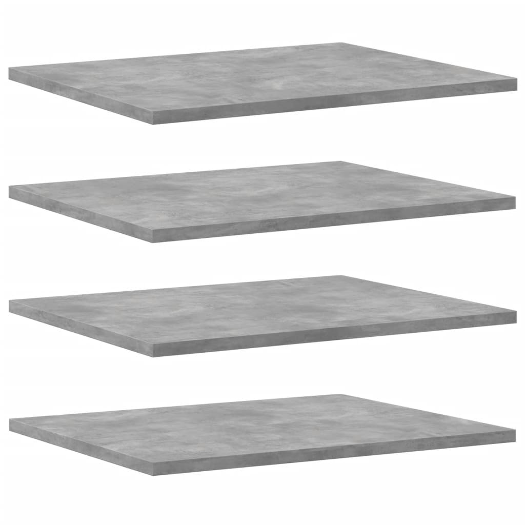 Ripiani per Libreria 8pz Grigio Cemento 40x50x1,5cm Multistrato - homemem39