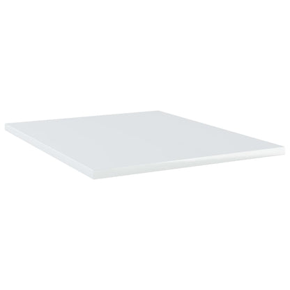 Ripiani per Libreria 8 pz Bianco Lucido 40x50x1,5 cm Truciolato - homemem39