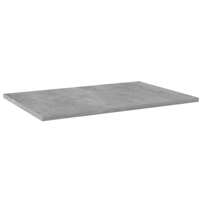 Ripiani per Libreria 4pz Grigio Cemento 60x40x1,5cm Multistrato - homemem39