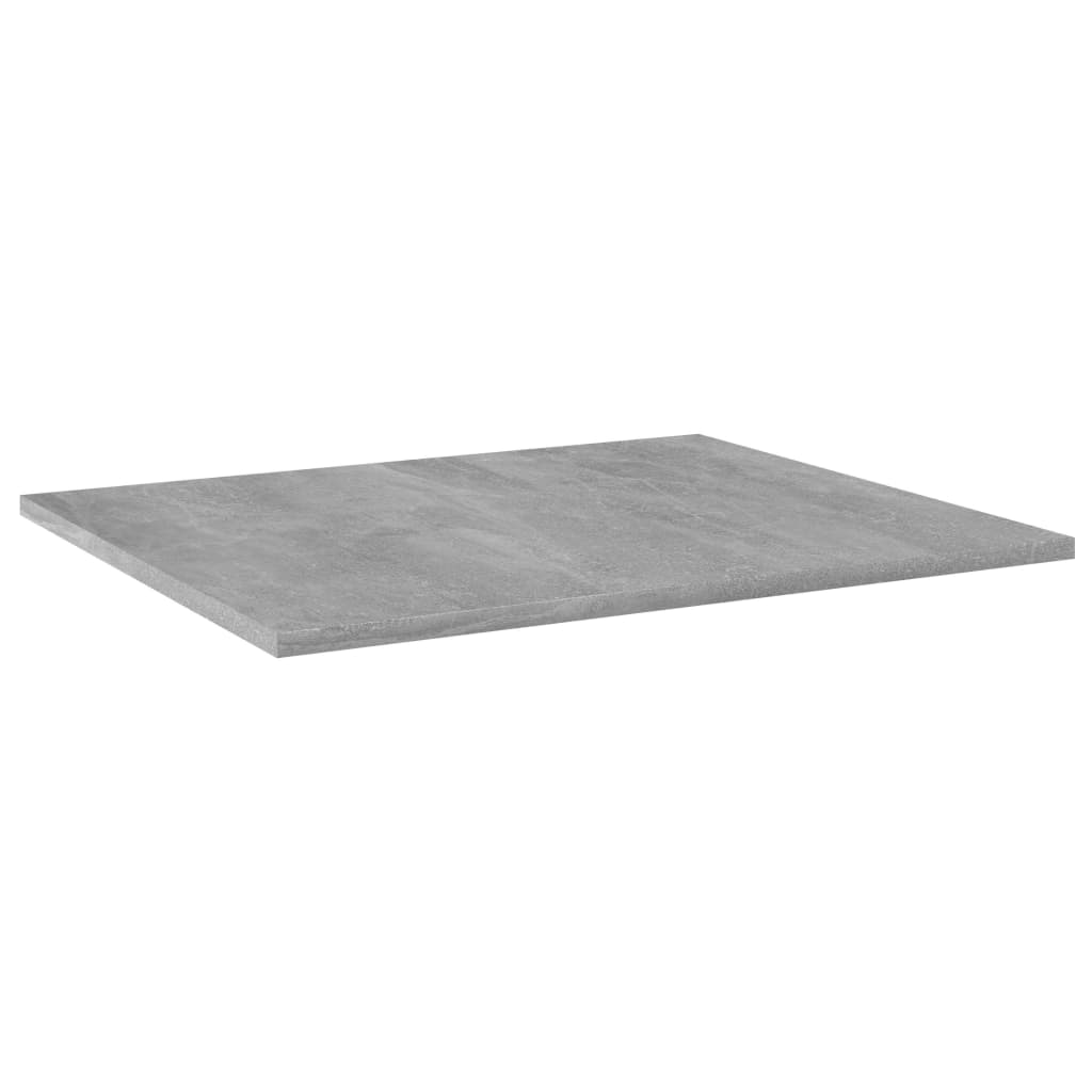 Ripiani per Libreria 4pz Grigio Cemento 60x50x1,5cm Multistrato - homemem39