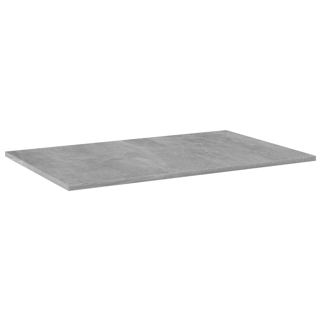 Ripiani per Libreria 4pz Grigio Cemento 80x50x1,5cm Multistrato - homemem39