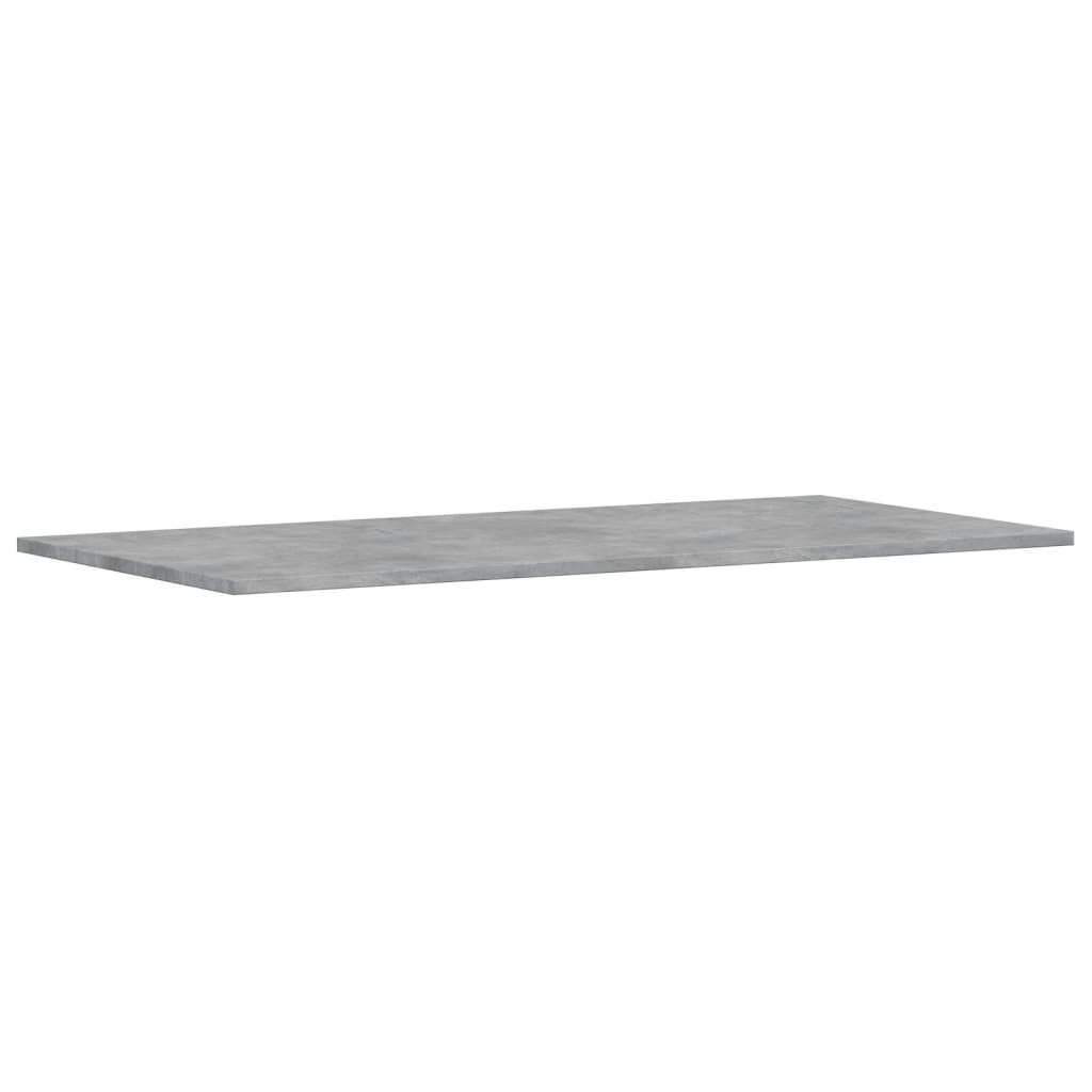 Ripiani Libreria 4pz Grigio Cemento 100x50x1,5cm Multistrato - homemem39