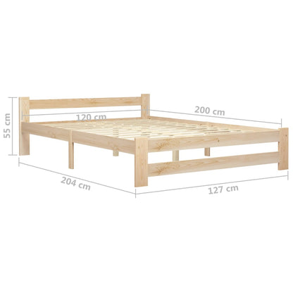 Giroletto in Legno Massello di Pino 120x200 cm - homemem39