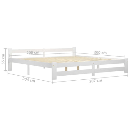 Giroletto in Legno Massello di Pino Bianco 200x200 cm - homemem39