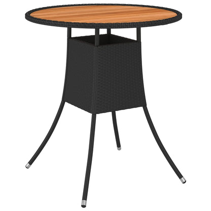 Set Divani da Giardino 9 pz con Cuscini in Polyrattan Nero - homemem39