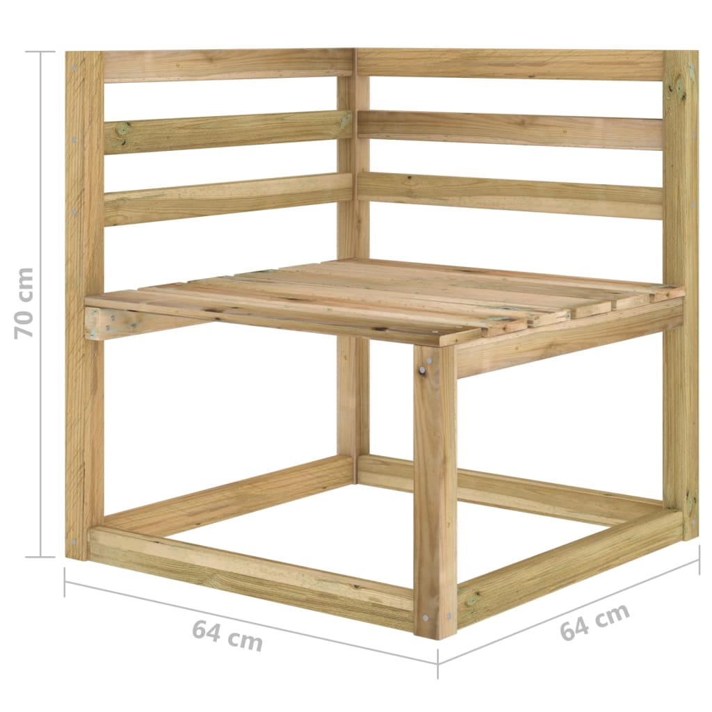 Divano da Giardino a 4 Posti con Cuscini Blu - homemem39