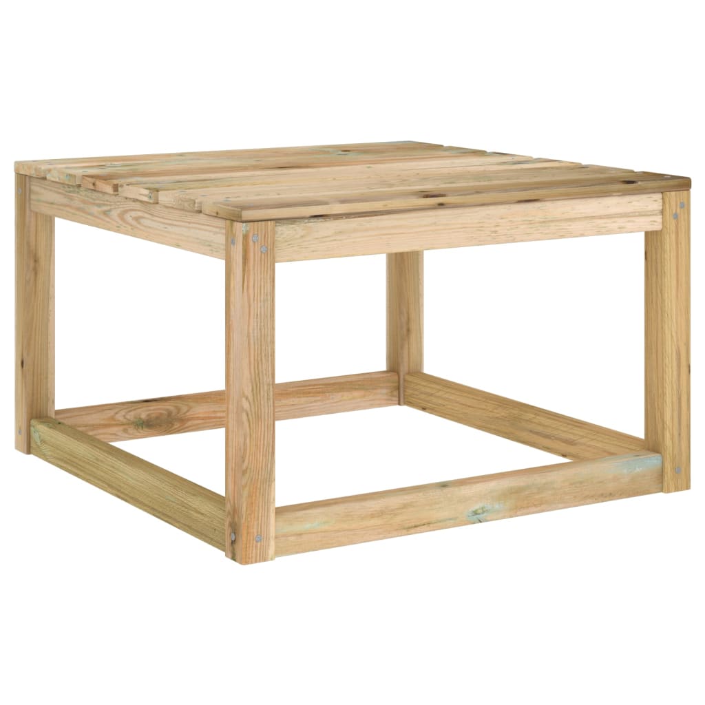 Tavoli Giardino Pallet 2pz Marrone 60x60x36,5cm Pino Impregnato - homemem39