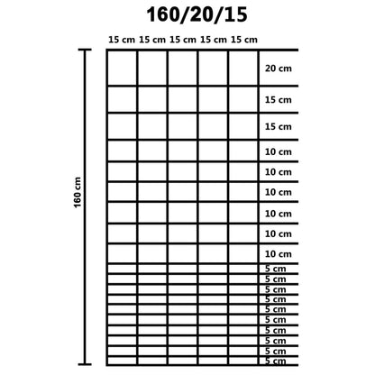 Recinzione da Giardino in Acciaio Zincato 50x1,6 m Argento - homemem39