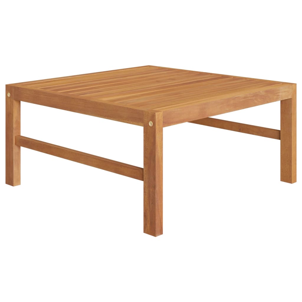 Set Divani Giardino 2 pz Cuscini Crema in Legno di Teak - homemem39