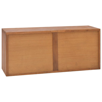 Mobile Porta TV 90x30x40 cm in Legno Massello di Teak - homemem39