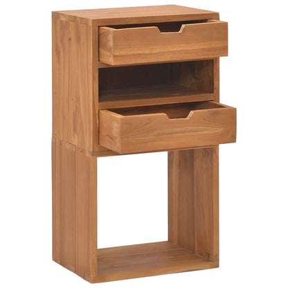 Mobiletto 40x30x76 cm in Legno Massello di Teak - homemem39