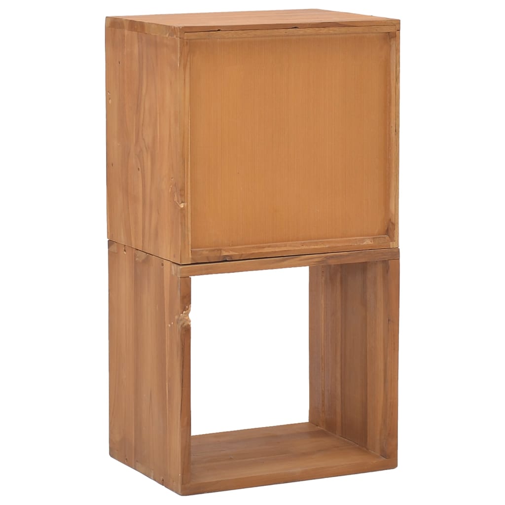 Mobiletto 40x30x76 cm in Legno Massello di Teak - homemem39