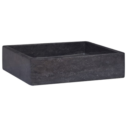 Lavandino Nero 40x40x10 cm in Marmo - homemem39