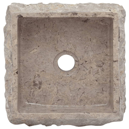 Lavandino Grigio 30x30x13 cm in Marmo - homemem39