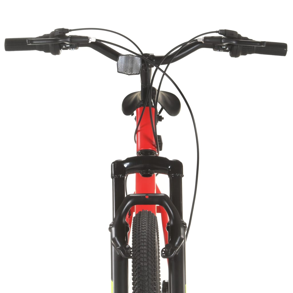 Mountain Bike 21 Speed 27,5" Ruote 38 cm Rosso - homemem39